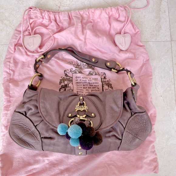 Juicy Couture Handbags - Juicy couture leather handbag lavender